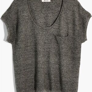 Madewell marled Watermooor short-sleeve sweater tee
